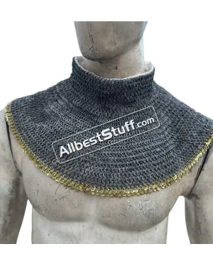 6 mm Round Riveted Solid Rings Chainmaill Gorget